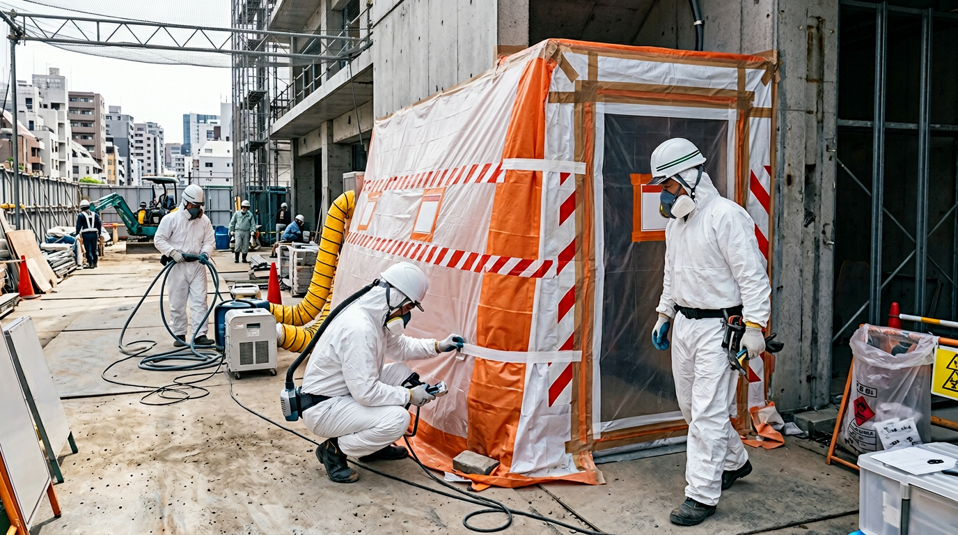 アスベスト除去